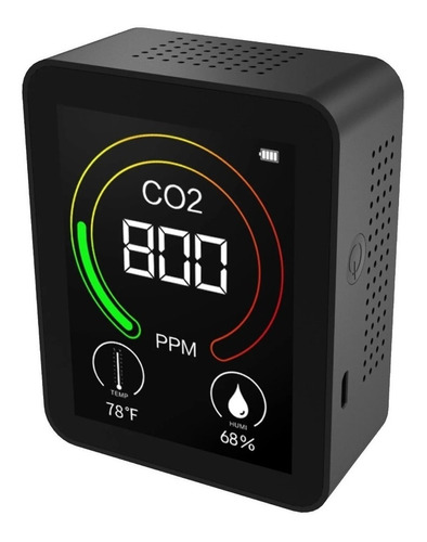 Medidor Digital De Co2 Dioxido Carbono Humedad Temperatura