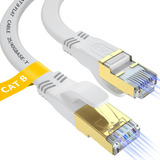 Cable Ethernet Cat 8 De 6 Pies, Cable De Internet Lan De ...