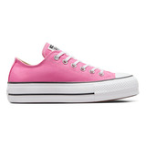 Tenis Converse Ctas Lift Ox Seasonal Color A06508c Mujer Color Rosa Diseño De La Tela Liso Talla 24 Mx