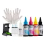 Kit Recarga Aqx-tech Cartuchos Hp 662 667 Deskjet 2515 3515 400ml Cmyk