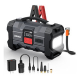 Arrancador De Batería De Auto Portátil 4000a,inflador 150psi