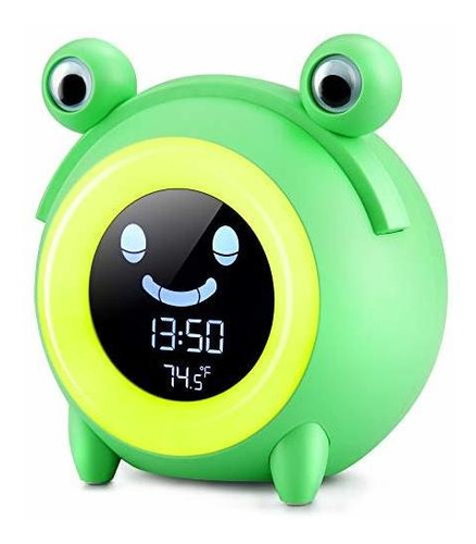 Reloj Despertador Digital Para Niños Yisun Verde
