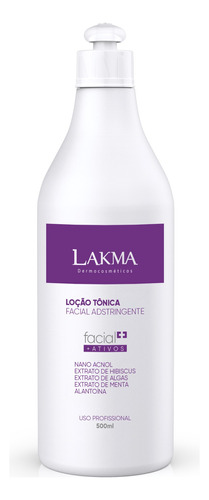 Loção Tonica Adstringente 500ml Lakma 