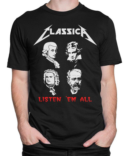 Playera Compositores Más Importantes  Stravinski, Mozart, Ba