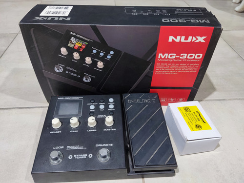 Pedalera Nux Mg300 Incluye Fuente