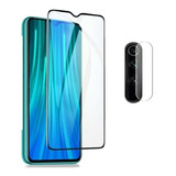 Xiaomi Redmi Note 8 Pro Vidrio Templado Pantalla + Cámara 5d