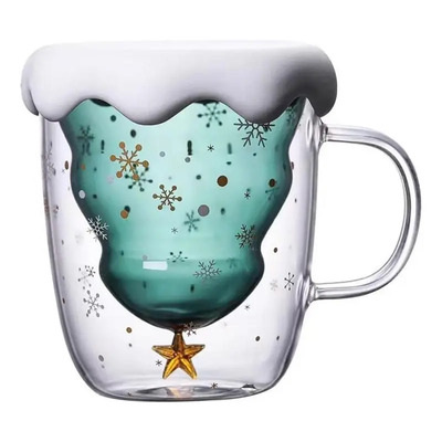 N Genérico Una Taza De Té Con Tapa En Forma De Árbol & Gj