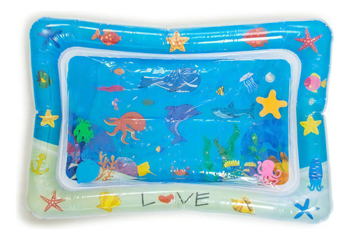 Alfombra Sensorial Inflable Con Aire Y Agua 4230 Bebé Love C