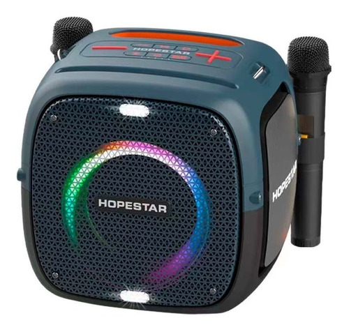 Parlante Hopestar Party One Rgb 80w Bluetooth 2 Microfonos 