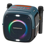 Parlante Hopestar Party One Rgb 80w Bluetooth 2 Microfonos 