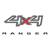 Calca Calcomanía Sticker Ford Ranger 4x4 2018-2019 Paq