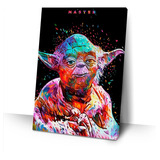 Quadro Decorativo Star Wars Mestre Yoda 60x90 Sala