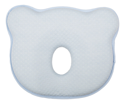 Travesseiro Para Bebê Anatômico Urso Azul 16151 - Buba