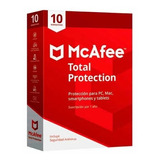 Mcafee Total Protection 10 Usrs 1 Año