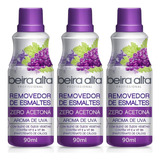 Removedor De Esmalte Zero Acetona Beira Alta 90ml C/3 Un