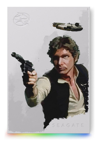 Disco Externo Seagate Firecuda 2tb Edicion Han Solo Starwars Color Gris