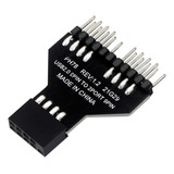 Adaptador De Placa Base Usb2.0 De 9 Pines, 2 Puertos Y 9 Pin