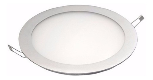 Panel Led Embutir Circular 18w Aplique Plafon Frio Milenium