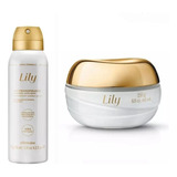 Kit Creme Acetinado Lily + Antitranspirante Lily O Boticario