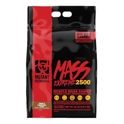 Gainer Mutant Mass Xxxtreme 2500 20lbs Ganador Peso Proteina Sabor Chocolate | Envío gratis