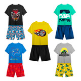 Kit 8 Peças De Roupa Infantil Masculino = 4 Conjuntos Menino