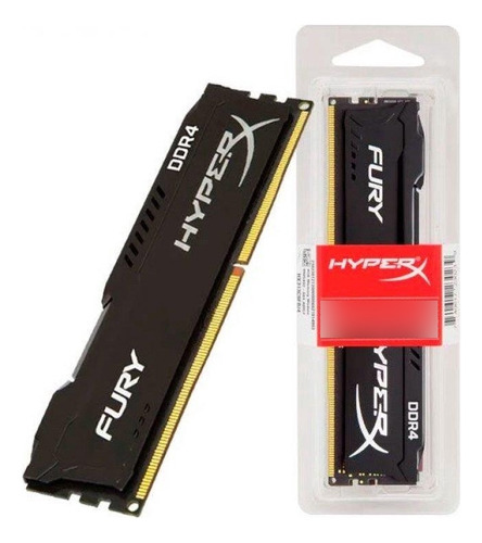 Memória Ram Fury Color Preto  16gb 1 Hyperx Hx426c16fb/16