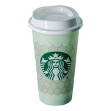 Vaso Starbucks Reusable Escamas De Sirena México + Tarjeta