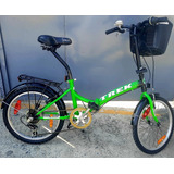 Bicicleta Plegable En Acero, Usada
