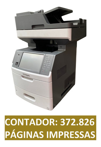 Multifuncional Lexmark Mx711de Mx711 Cont: 372.826