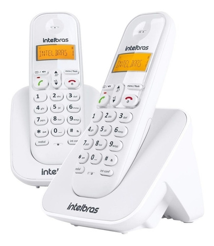 Telefone Sem Fio Com Ramal Ts 3112 Branco Intelbras