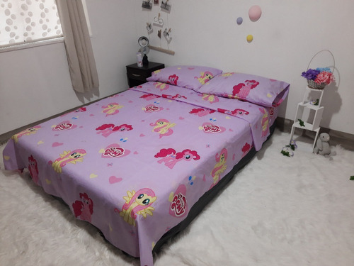 Juego De Sabanas - Sencilla 100 X 190 X 25 - My Little Pony