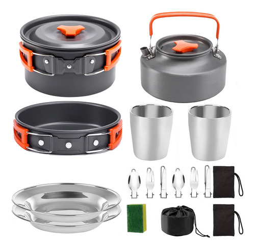 Utensilios De Cocina Portátiles Para Acampar, Sartenes, Taza