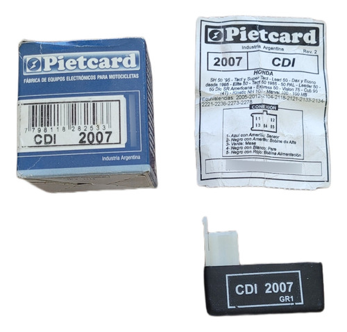 Cdi Pietcard 2007 Honda Tact Dax Econo Cub 90 Dio