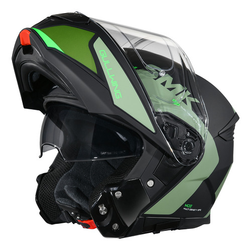 Casco Moto Rebatible Smk Gullwing Kresto Doble Visor