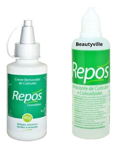 Repos Creme Removedor 90gr + Amaciante Cutículas 120ml