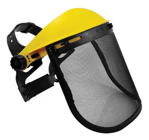 Máscara Proteção Facial Roçadeira Em Tela De Aço - Seg