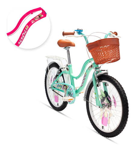 Bicicleta Para Niña Infantil Rodada 20 Sandy Gosa