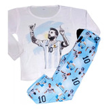 Pijama Argentina Mundial 2022 Qatar  Futbol Unisex Niño Niña