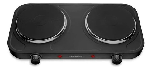 Fogão Cooktop Elétrica Multilaser Gourmet Easy Cook Duo 127v