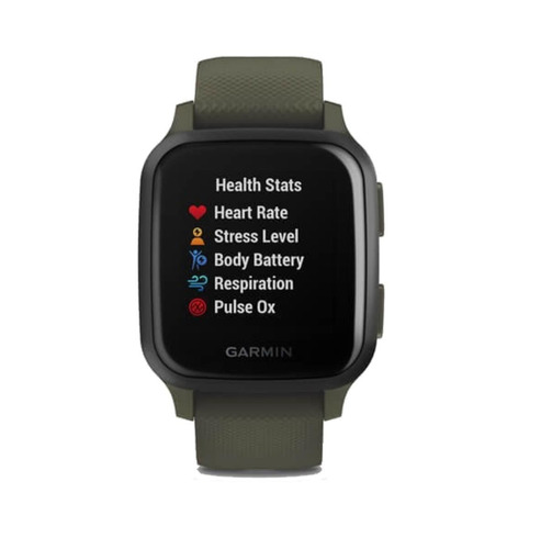 Smartwatch Garmin Venu Venu Sq 1.3  Caja 40mm De  Polímero Reforzado Con Fibra  Shadow Gray, Malla  Shadow Gray De  Silicona Y Bisel  Slate Aluminum De  Aluminio Anodizado