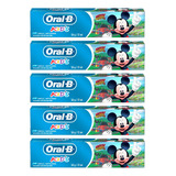 Oral B Kids Kit X6 Pasta Dental Con Fluor Para Niños Mickey 