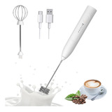 Batidor Espumador Leche Cafe Electrico Recargable Usb Inalam