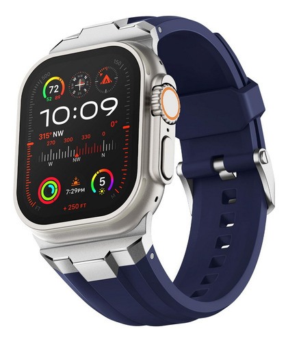 Pulseira P/ Apple Watch Casefy 45mm 44mm Ultra 49mm 42mm Fkm