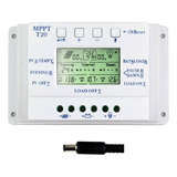 Controlador De Carga Solar Mppt Pwm T20 12v 24v Auto Mppt