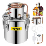 Destilador Fermentador Vino Licores Agua Vevor 12 Litros