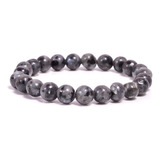 Perlas Redondas Lisas De Labradorita Negra Beads Hub, 8 Mm,