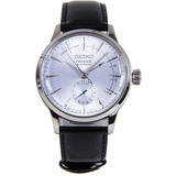 Relógio Seiko Ssa343 Presage Cocktail Automatico Japan Cor Da Correia Preto Cor Do Bisel Prateado Cor Do Fundo Prateado