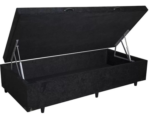 Cama Box Baú Solteiro Blindagem Fabricação Própria 88x188