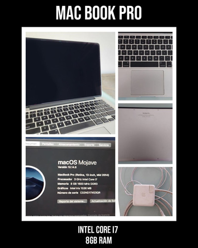 Macbook Pro - Notebook Mac Apple - Retina 13 2014