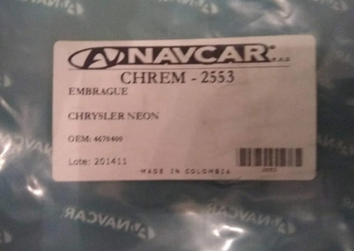 Guaya De Embrague Clutch Chrysler Neon Del 96/98 Foto 4